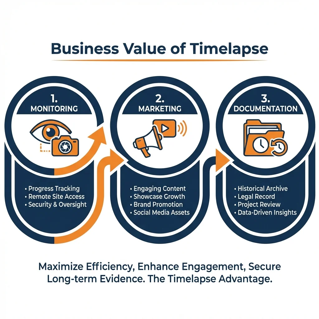 אינפוגרפיק הערך העסקי של טיימלאפס