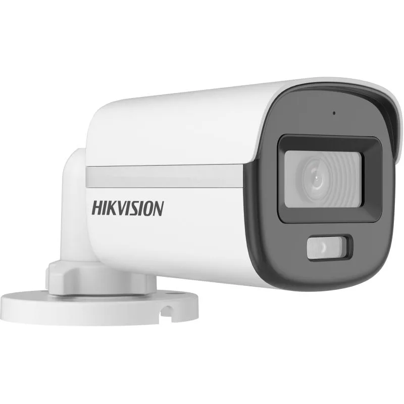 מצלמת צינור Hikvision 3K ColorVu Smart Hybrid Light 2.8mm מיקרופון מובנה DS-2CE10KF0T-LPFS